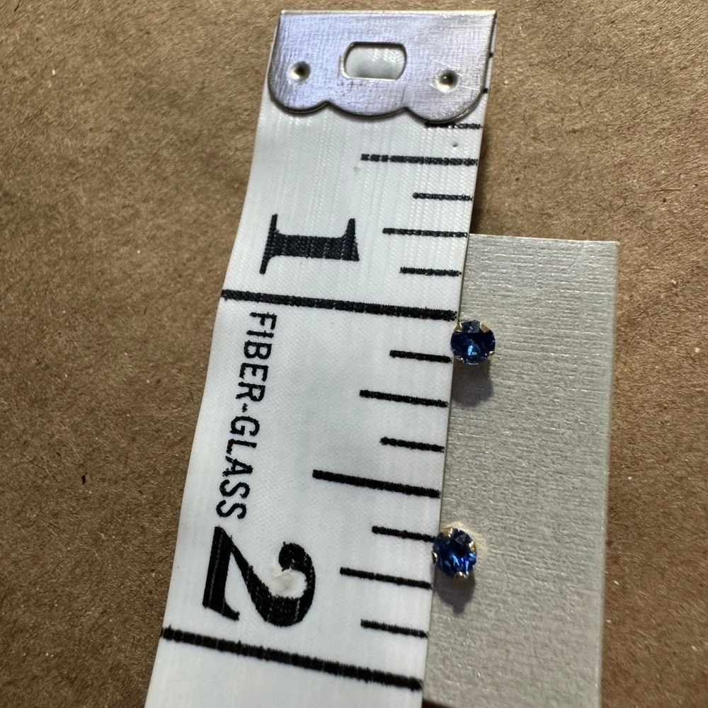 Claire’s Blue small earrings September birthstone